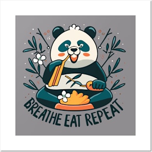 Breathe, Eat, Repeat Posters and Art